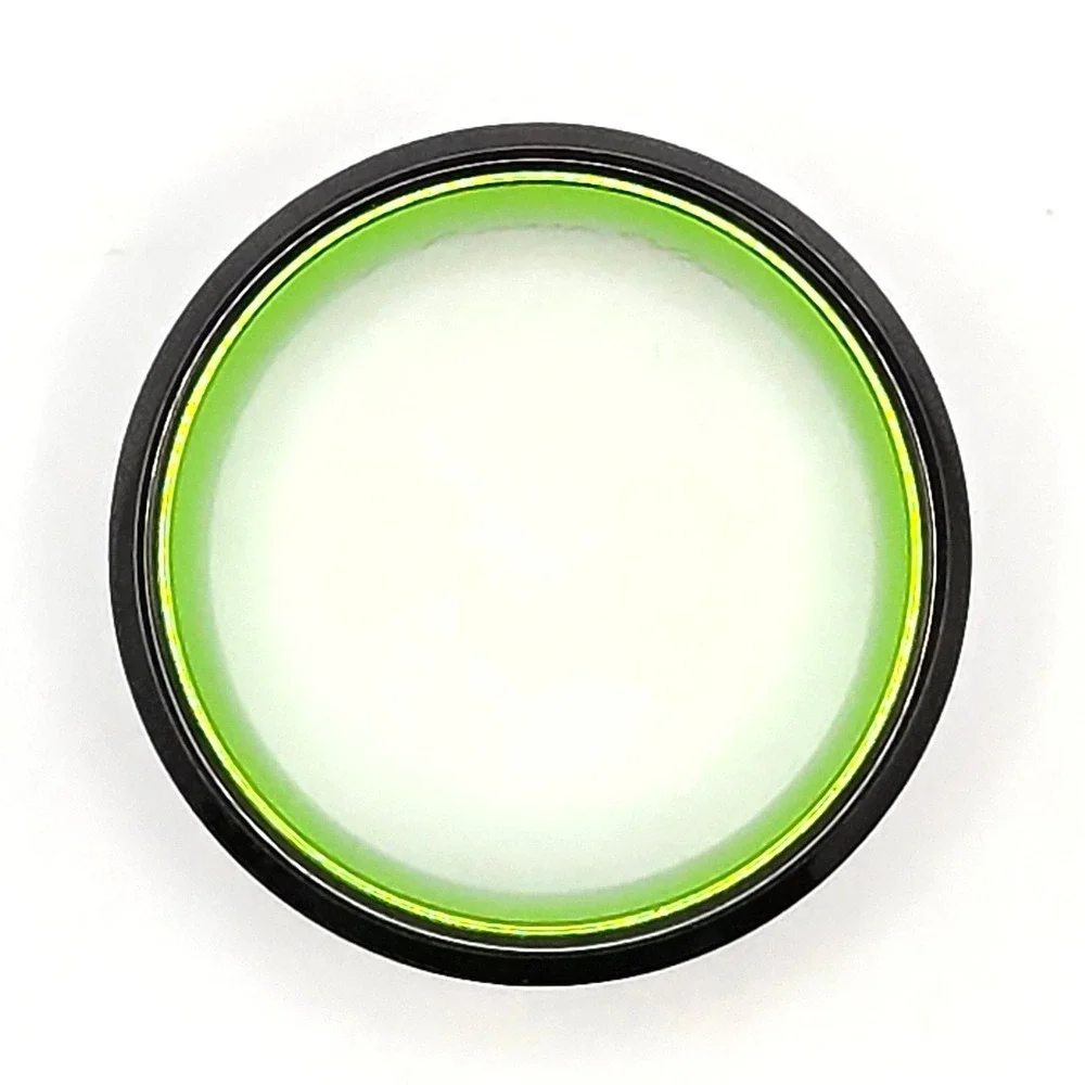Black and Neon Green I Love You Engraved Tungsten Unisex Band Ring 8mm Size 7.75